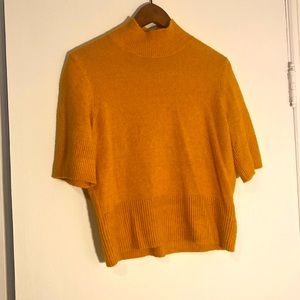 Crop sweater top